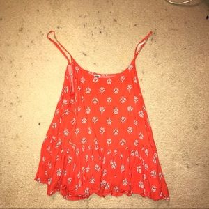 Old Navy Flowy Peplum Tank Top